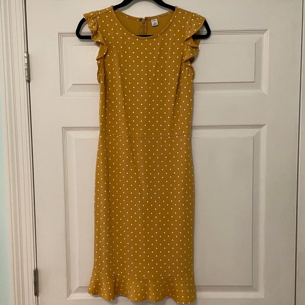 OLD NAVY WOMEN MUSTARD YELLOW DRESS